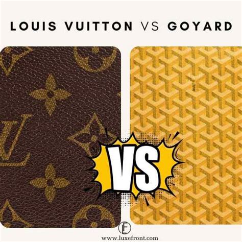 difference between louis vuitton and goyard.